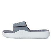 Under Armour Ignite Pro 8 Men's Adjustable Sport Slide Sandals, Grey, Size 8, 6000337