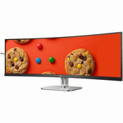 Philips 49B2U5900C 49 in. Curved Dual Quad HD LED Monitor, 32:9 Aspect Ratio, 5120 x 1440 Resolution, 75 Hz Refresh Rate, DisplayHDR 400, USB-C, DisplayPort, HDMI, Integrated Speakers