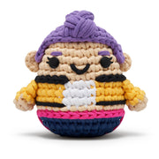 The Woobles Beginner Crochet Amigurumi Kit, Rumi Character, Beige, Ergonomic Hook, Easy Peasy Yarn