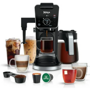 Ninja CFP301 DualBrew Pro Specialty 12 Cup Drip Maker with Glass Carafe Si