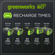 Greenworks 1807702 60V 3 Amp UltraPower Battery Charger