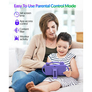FITIFUN Kids Tablet 7 inch Android 13 Tablet for Kids 32GB ROM 4GB RAM 1TB Expanded, Quad-Core Toddler Tablet with Shockproof Case, Bluetooth, Wifi, Parental Control, Dual Camera, GPS, Games