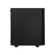 Fractal Design Define 7 Compact Mid Tower Computer Case, Black Brushed Aluminum, Supports ATX Micro ATX Mini ITX Motherboards, 4 Drive Bays, 7 Fan Support