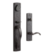 Signature Hardware EH-TB-18-300.10-L-DB-NB Ellis Entrance Door Set with Lever Handle, No Backset, Left Hand, Dark Bronze