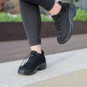Comfort Wear Orthowear Shoes for Women, Red Walking Shoes w/Posture Correction, Size: 9.5