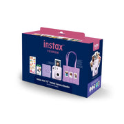 Fujifilm Instax Mini 12 Instant Film Camera Holiday Bundle, Pastel Blue, Includes 10-Pack Film, Photo Album, Tote Bag, Sticker Sheet, AA Batteries