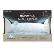Tempur-Pedic Custom Comfort Bed Pillow, Adjustable Firmness, Cooling Breathable Cover, Standard/Queen