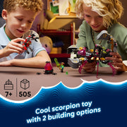 LEGO DREAMZzz Nightmare Scorpion Digger Building Toy with 2 Build Options, 3 Minifigures, Treasure Creature, Ages 7+, 6588601