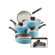 Farberware Smart Control 14-Pc. Non-Stick Cookware Set - AQUA ONE SIZE