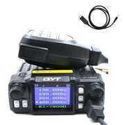 QYT KT-7900D Mobile Radio, Quad Band, 25W Output, 200 Channels, Black, Hand Microphone Included
