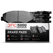 Dynamic Friction Company 5000 Advanced Ceramic Rear Brake Pads, Rear Set, Fits 1991-1993 Nissan NX, 1991-1994 Nissan Sentra, 1551-0511-00