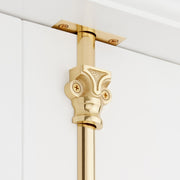 Signature Hardware 955210-1.5 Corabel 2 Inch Tall Cabinet Cremone Security Bolt - Polished Brass