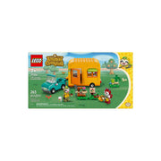 LEGO Animal Crossing Leif's Caravan & Garden Shop Building Set, 263 Pieces, Includes Leif and Poppy Minifigures, Movable Car and Caravan, Multicolor, Ages 7+