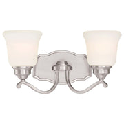 Minka Lavery Savannah Row 2 Light Brushed Nickel Bath Light-3322-84