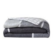 Beco 49R9B 746203 Style2 Alfie 7 Piece Mix & Match Reversible Bed in a Bag, King Gray