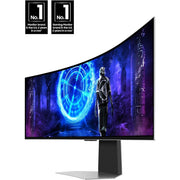 Samsung ViewFinity 34in S6 Curved UWQHD LED-LCD Monitor, 21:9 Aspect Ratio, 100Hz Refresh Rate, FreeSync, USB Hub, Integrated Speakers, Aluminum Silver, S34C654TAN