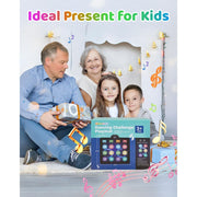 Lilian&Gema Interactive Dance Game Mat with 12 Light-Up Arrows, 8 Game Modes, Adjustable Volume, Dual Player, Waterproof, Foldable, Multicolor, ACGKTW0201