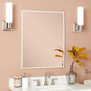 KARDON SH66224039SW Rectangular Framed Mirror - WHITE