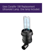 Coralife BioCube Mini Ultraviolet Sterilizer, 5 Watt UV Lamp, Black Plastic, 100115640