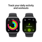 Apple Watch Gen 11 Series 11 46mm Space Gray Aluminum - Black Sport Band MEV44LW/A