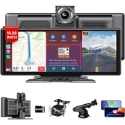 Pentantan 10.26'' Wireless Apple CarPlay Portable Car Stereo