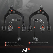A-Premium Suspension Components Kit, 6-Piece Front Upper Control Arm, Ball Joint Assembly, Sway Bar Link for Dodge Charger 2006-2020, Challenger 2008-2019, Magnum 2005-2008, Chrysler 300 2005-2019, APCA2656