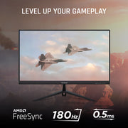 ViewSonic VX2428A 24 Inch IPS Full HD Gaming Monitor, 180Hz Refresh Rate, 0.5ms Response Time, FreeSync Premium, HDR10, Flicker-Free, Blue Light Filter, HDMI 1.4 and DisplayPort