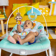 Bright Starts 13031-3-A1-LN-O-MEES-W11 Wild Vibes Infant to Toddler Rocker with Vibrations Newborn Unisex
