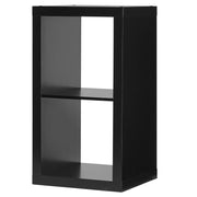 Better Homes & Gardens BHD036118664001 2-Cube Storage Organizer, Solid Black