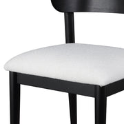 Beautiful BE64250047100A5 Drew Dining Room Chair by Drew Barrymore, Rich Black Finish, 2 Pack