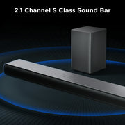 TCL S55H S Class 2.1 Channel Sound Bar With Dolby Atmos, Wireless Subwoofer, And Bluetooth Music Streaming