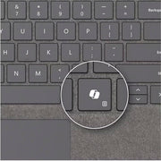 Microsoft Surface Pro Keyboard with Slim Pen, Black Alcantara Fabric, Large Glass Touchpad, Copilot Key, Bluetooth, 8X8-00141