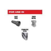 Milwaukee 48-00-5561 6 in. 8 TPI TORCH Nitrus Carbide Teeth SAWZALL Reciprocating Saw Blade, 5PK