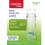 Playtex Baby Drop-Ins Liners Disposable Clear BPA Free Plastic 8 oz Capacity 150 Count