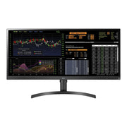 LG All-in-One Thin Client Desktop Computer, 34in UltraWide FHD IPS Display, Intel Celeron J4105 Quad-Core Processor, 4GB DDR4 RAM, 16GB eMMC Storage, USB Type-C, HDMI, Bluetooth, Gigabit Ethernet, 34CN650N-6A