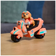 Spin Master Paw Patrol Liberty's Rescue Motorcycle Toy with Collectible Figure, Authentic Details, Movable Wheels, Multicolor, 6074761