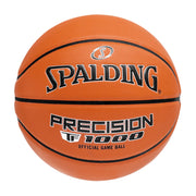 Spalding Precision TF-1000 Indoor Basketball, Dry Grip Microfiber Composite Cover, Deep Channel Design, NFHS Approved Size 7, 29.5 in, Orange