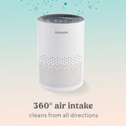 Bionaire True HEPA 360 Air Purifier, 4-Stage Filtration, 116 CFM, Energy Star Certified, White, Medium Room up to 180 sq ft, 88263713