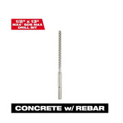 Milwaukee 48-20-8402 1/2 in. x 13 in. 4-Cutter SDS-MAX Carbide Drill Bit