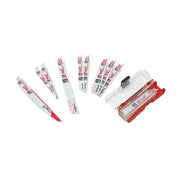 Milwaukee 49-22-3329 Tool SAWZALL Ultimate Demolition Wood and Metal Cutting Bi-Metal Reciprocating Blade Set (12 Piece)