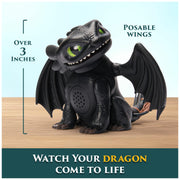 Dreamworks Dragons Interactive Roaring Minis Toothless Dragon Toy Multicolor 6074239