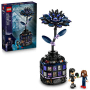LEGO Wednesday Black Dahlia Flower Building Toy, 358 Pieces, Includes Wednesday Addams and Professor Thornhill Minidolls, Transformative Hidden Classroom, Gothic Room Decor, Ages 9+