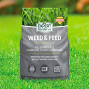 Expert Gardener 100546874 Weed & Feed Plus Crabgrass Control, Lawn Fertilizer 18-0-1, 12 lb. Prevents up to 5 Months