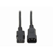 Tripp Lite Computer Power Extension Cord, 13A, 16AWG, IEC-320-C14 to IEC-320-C13, 5 ft, Black, P004-005-13A