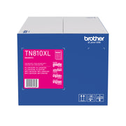 Brother Genuine Toner Cartridge, High-Yield Magenta, 9,000 Page Yield, TN810XLM