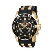 Invicta 6981 Men's 6981 Pro Diver Analog Swiss Chronograph Polyurethane Watch, Black