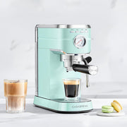 Casabrews Espresso Machine CM5418, 20-Bar Pressure, PID Temperature Control, Pressure Gauge, Pre-Infusion, Steam Wand, Stainless Steel, Pastel Green
