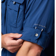 Columbia PFG Bahama II Button-Up Long-Sleeve Fishing Shirt - Carbon - L