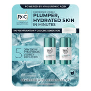 RoC Hydration+ Serum Stick, Facial Serum with 7 Forms of Hyaluronic Acid, Pro-Collagen and Bio-Blue Peptides, Hypoallergenic, Fragrance-Free, 1.4 OZ 2 Pack