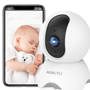 AEWLYLI AEWLYLI-AL405 Baby Monitor Security Camera, 360 1080P HD WiFi Camera, Night Vision for Baby, Pet Dog and Elderly